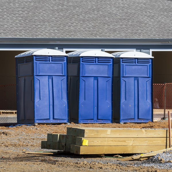 are there different sizes of portable restrooms available for rent in Kitzmiller MD